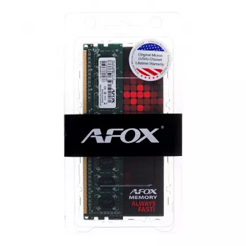 AFOX DDR3 8G 1600 UDIMM -muistimoduuli 8 GB 1600 MHz LV 1,35V (AFLD38BK1L) - 8 GB - DDR3