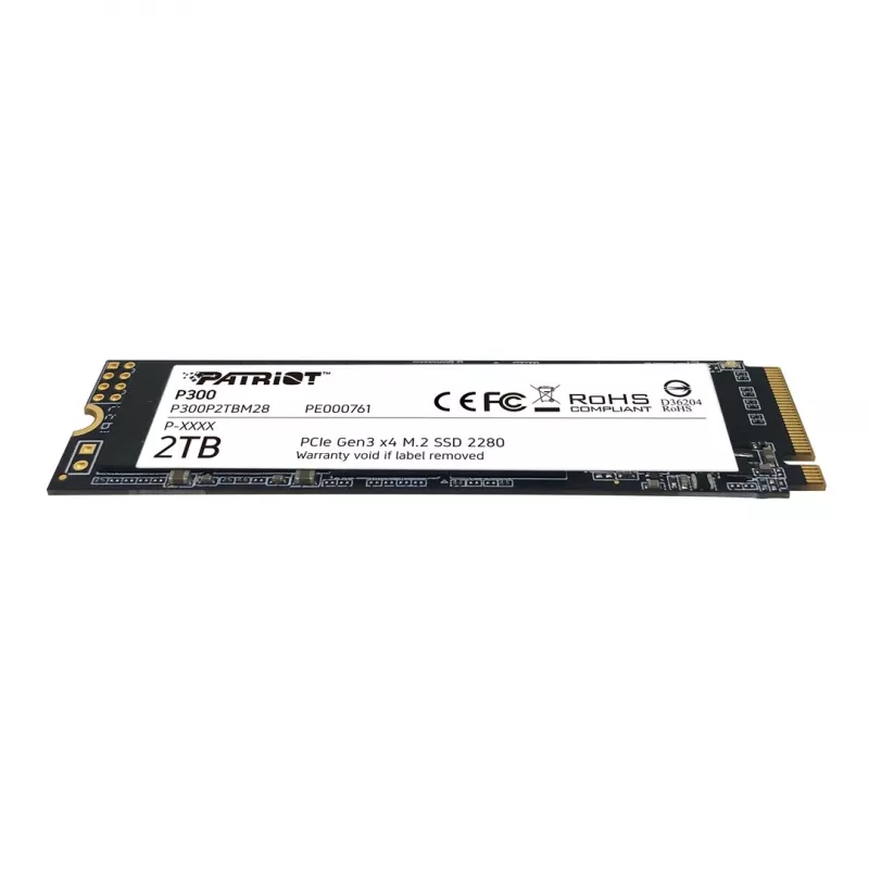 SSD-kiintolevy Patriot Memory 2 TB M.2 PCI Express 3.0 NVMe P300