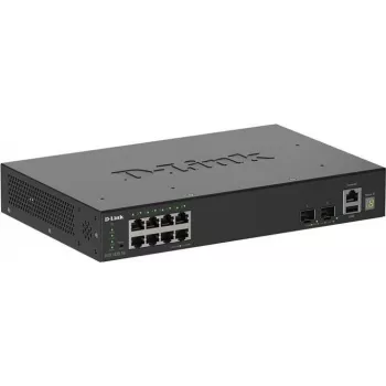 D-Link 10-porttinen Gigabit Stackable Smart Managed -kytkin, 2 x 10G SFP+ -porttia