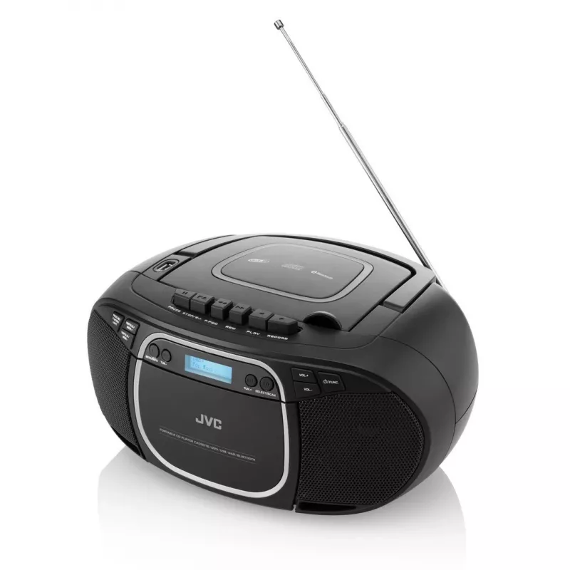 JVC RC-E561B-DAB CD-soitin musta kannettava CD-soitin