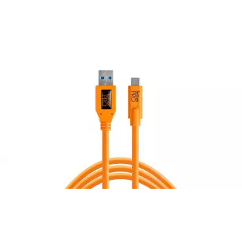 CUC3215-ORG, 4,6 m, USB A, USB C, USB 3.2 Gen 1 (3.1 Gen 1), 5000 Mbit/s, oranssi