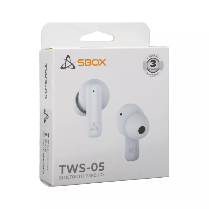 Kuulokkeet SBOX EB-TWS05 valkoinen