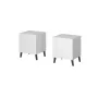 Yöpöytä cama meble NOVA 1 laatikko 44×40×52 cm, valkoinen matta