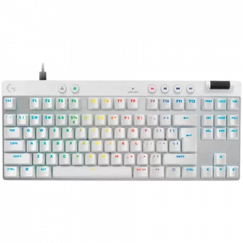 LOGITECH G PRO X TKL RAPID pelinäppäimistö - VALKOINEN - US INT'L - USB - EMEA28i-935 - LINEAR