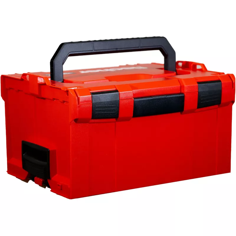 Työkalulaatikko FISCHER L-BOXX FLB 238 tyhjä, punainen/musta, modulaarinen säilytyslaatikko