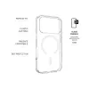Kiinteä takakansi | Apple | iPhone 17 Pro | TPU/PC | läpinäkyvä | MagPure