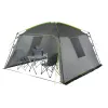 Paviljonki Cabana (harmaa/limetti, 3,5 m x 3,5 m)