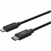 Puhelinkaapeli Ansmann 1700-0106 musta USB C Lightning 0,12 m