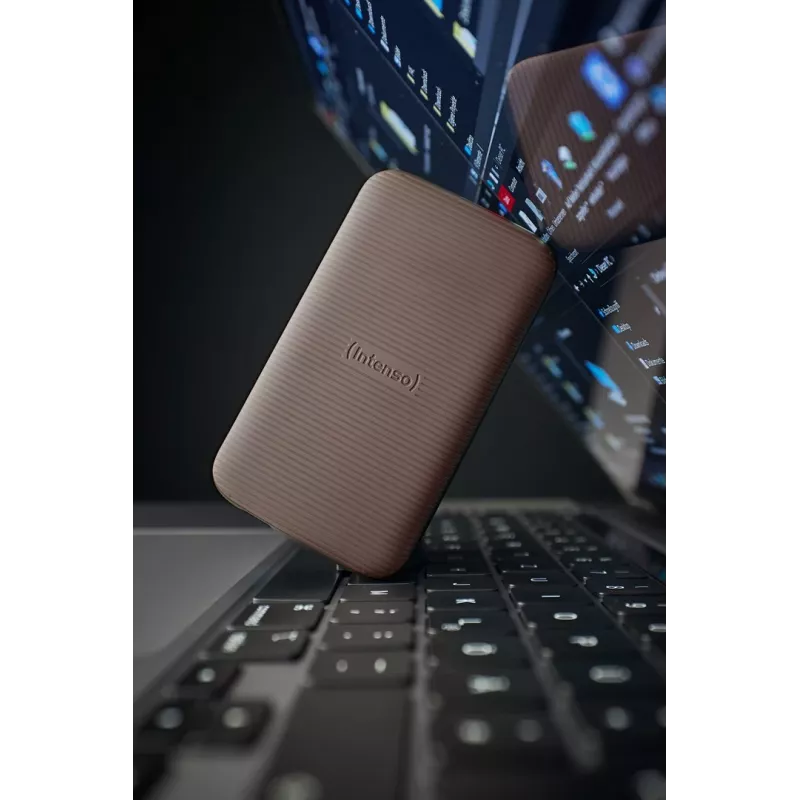 SSD-kiintolevy Intenso 1 TB ulkoinen USB Type-C 3.2 Gen 2 ruskea