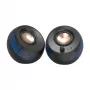 CREATIVE Pebble X 2.0 USB-C-tietokonekaiuttimet säädettävällä RGB-valaistuksella, Bluetooth 5.3, USB-ääni, jopa 15 W RMS teho PC:lle ja Macille