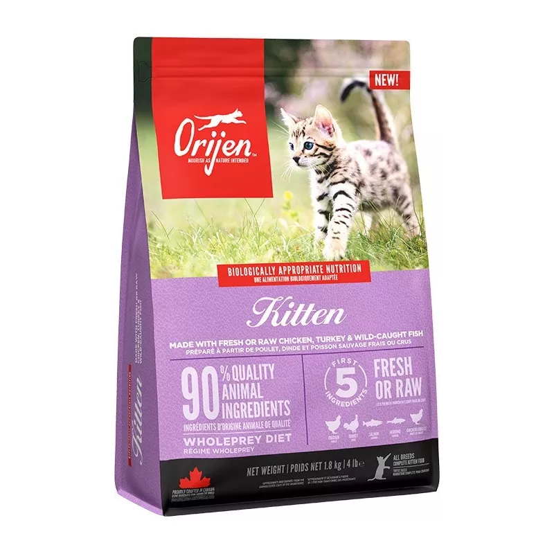 ORIJEN Kitten - kuivaruoka kissoille - 1,8 kg