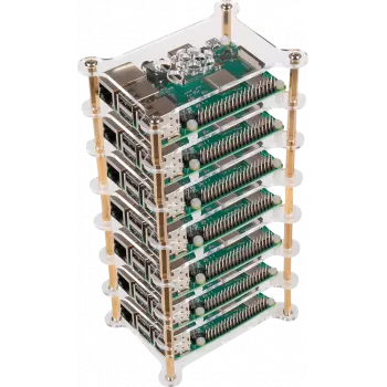 JOY-iT Tower - kotelo - messinki, akryyli - läpinäkyvä (RB-CASE+19)
