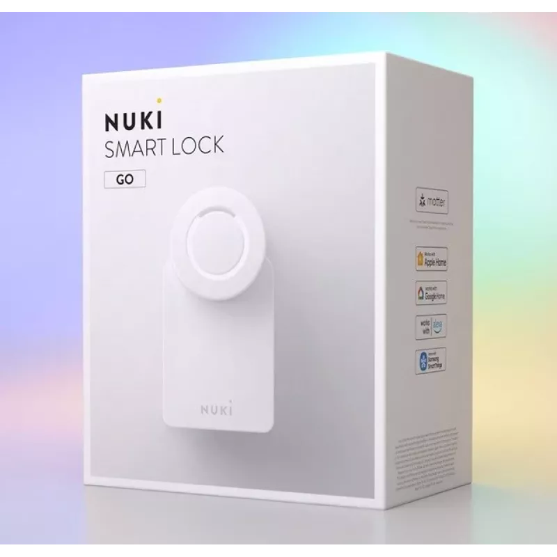 Nuki Smart Lock Go (2025) 221148 älylukko ovelle, Bluetooth, Wi-Fi ja Matter