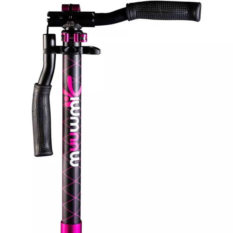 Alumiininen potkulauta Pro 215 mm (musta/pinkki)