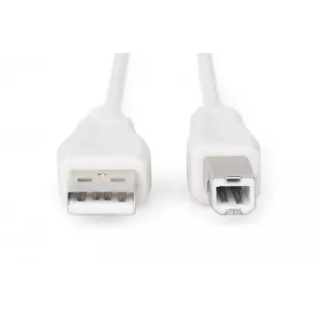 Assmann USB-liitäntäkaapeli. tyyppi A - B M/M. 1,8 m. USB 2.0 -yhteensopiva. UL. be (AK-300102-018-E)