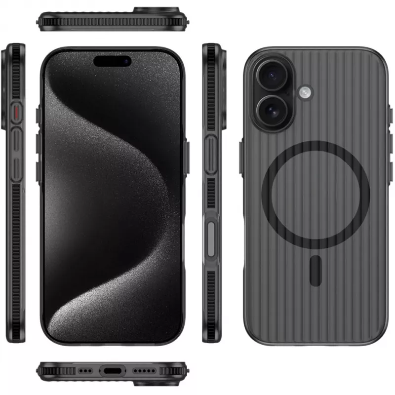 Suojakotelo 4smarts 541639 iPhone 17 16 cm (6,3 tuumaa) musta läpinäkyvä