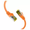 RJ45-patchkaapeli Cat.6A S/FTP LSZH Cat.7 kaapelikelalta oranssi