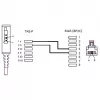 Wentronic Goobay - puhelinkaapeli - TAE-F (M) - RJ-45 (M) - 15 m - musta (51236)
