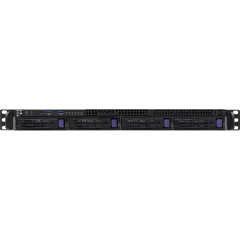 ASRock 1U4LW-B650/2L2T RPSU palvelin-barebone AMD B650 kanta AM5 räkki (1U)