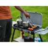 Camping Kitchen 2 Multi Cook Plus, kaasukeitin harmaa, 2 keittovyöhykettä 2x 1,8 kW + grillilevy 0,9 kW, malli 2025