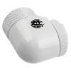 Adapteri 90° G1/4 ulkokierre 14 mm hardtube, kääntyvä — BitsPower BP-DWE90RML14, valkoinen