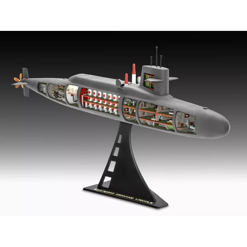 Muovimallilaiva REVELL S.S.B. Abraham Lincoln 1/253 mittakaava rakennussarja