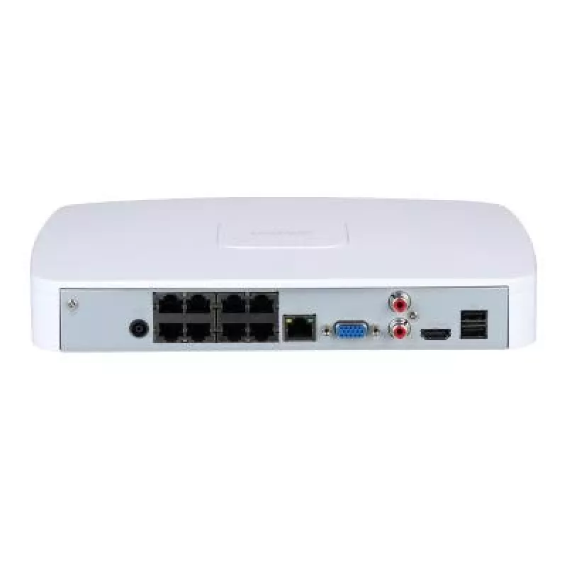 Verkkovideotallennin DAHUA NVR2108-8P-4KS3 8-kanavainen 8 PoE-portilla