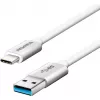 ADATA USB-C - USB 3.0, 1m USB-kaapeli USB 3.2 Gen 1 (3.1 Gen 1) USB C USB A valkoinen