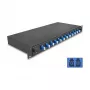 Kuituliitosrasia DeLOCK 67003 musta metalli 483x220x44mm