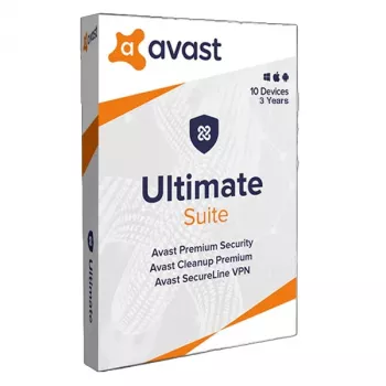 Avast Ultimate lisenssiavain – 10 laitetta, 3 vuotta (Global)