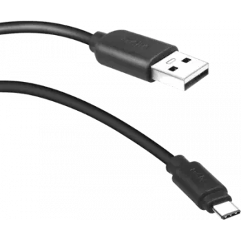 SBS data- ja latauskaapeli USB 2.0 – Type-C – 1,5 m – USB A – USB C – USB 2.0 – uros/uros – musta