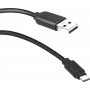 SBS data- ja latauskaapeli USB 2.0 – Type-C – 1,5 m – USB A – USB C – USB 2.0 – uros/uros – musta