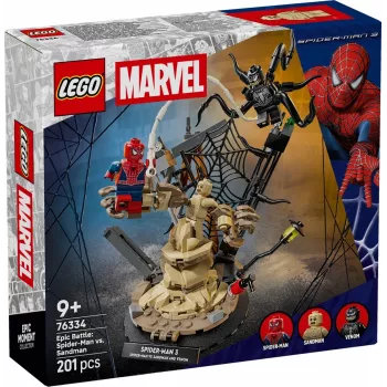 LEGO MARVEL 76334 Eeppinen taistelu: Spider-Man vastaan Sandman