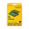 SSD-kotelo DeLOCK 42609 musta M.2