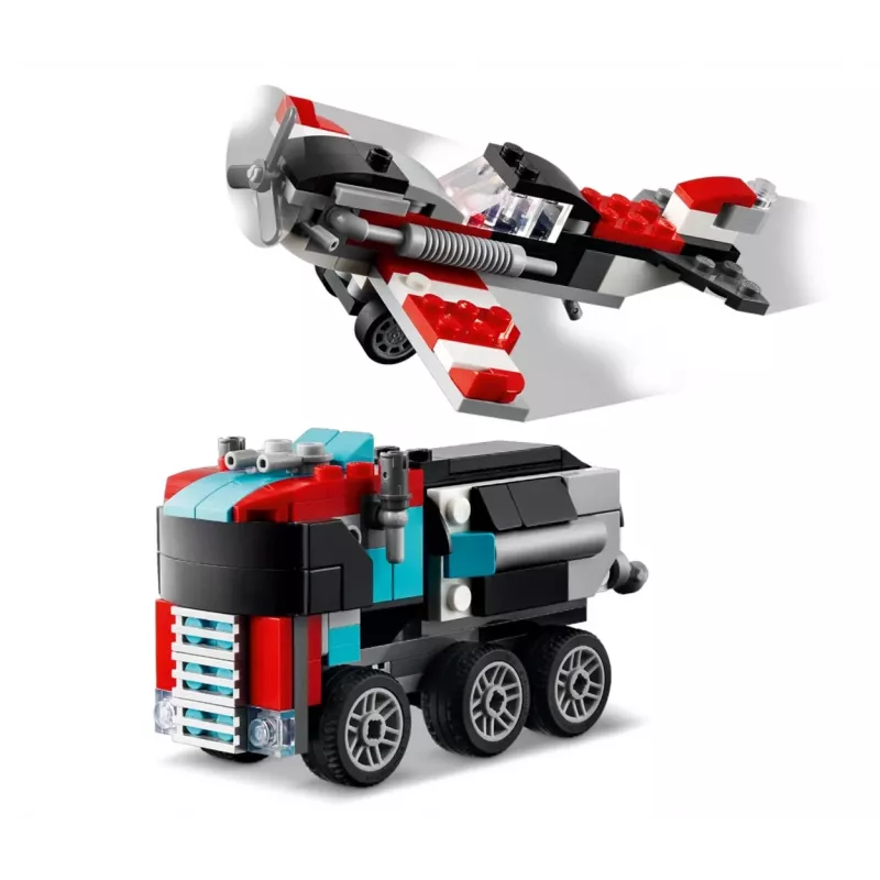 LEGO Creator 3-in-1 31146 Lavettikuorma-auto ja helikopteri