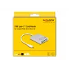Kortinlukija DeLOCK 91005 USB 3.2 Gen 1 Type-C harmaa CF MMC MicroSD