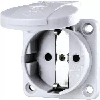 MENNEKES SCHUKO-upotuspistorasia 16A 11030 harmaa 2P+E 230V 11030 (11030.)