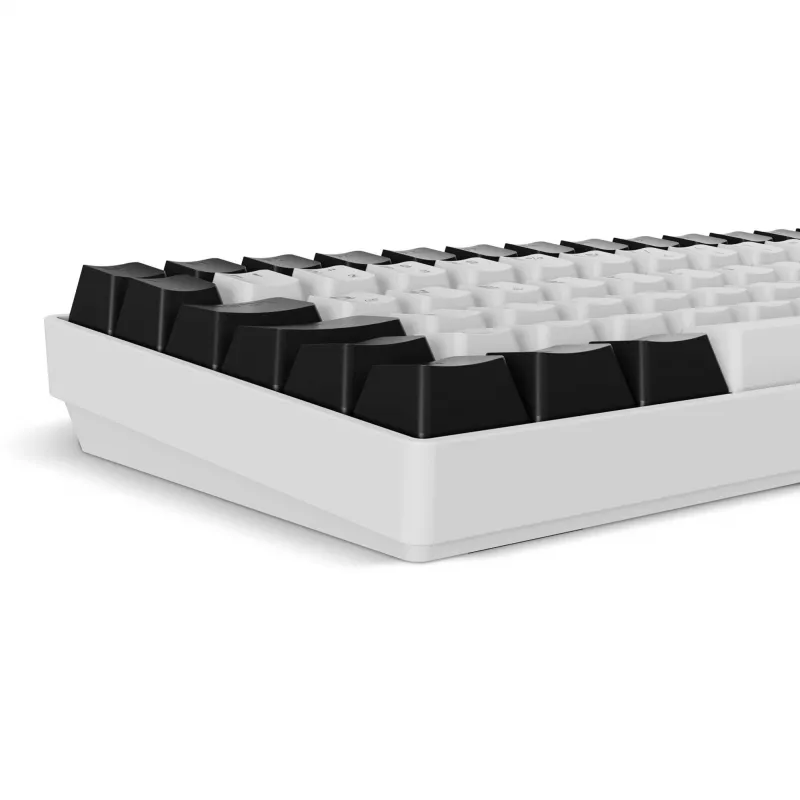 Sharkoon SKILLER SGK50 S2 valkoinen DE-asettelu Gateron Yellow näppäimistö