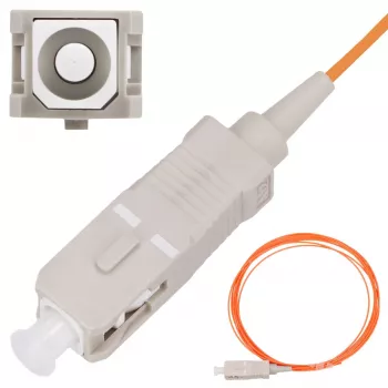 Pigtail SC/UPC monimuotokaapeli Extralink OM2 50 µm 900 µm 2 m FTTH oranssi