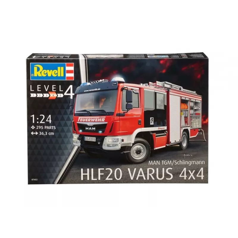 Revell 1/24 Scale MAN/Schlingmann HLF 20 Varus mallisarja