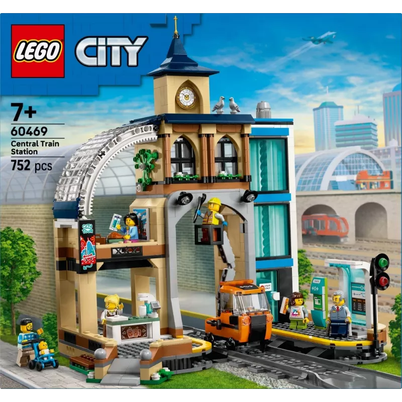 LEGO CITY 60469 Keskusrautatieasema