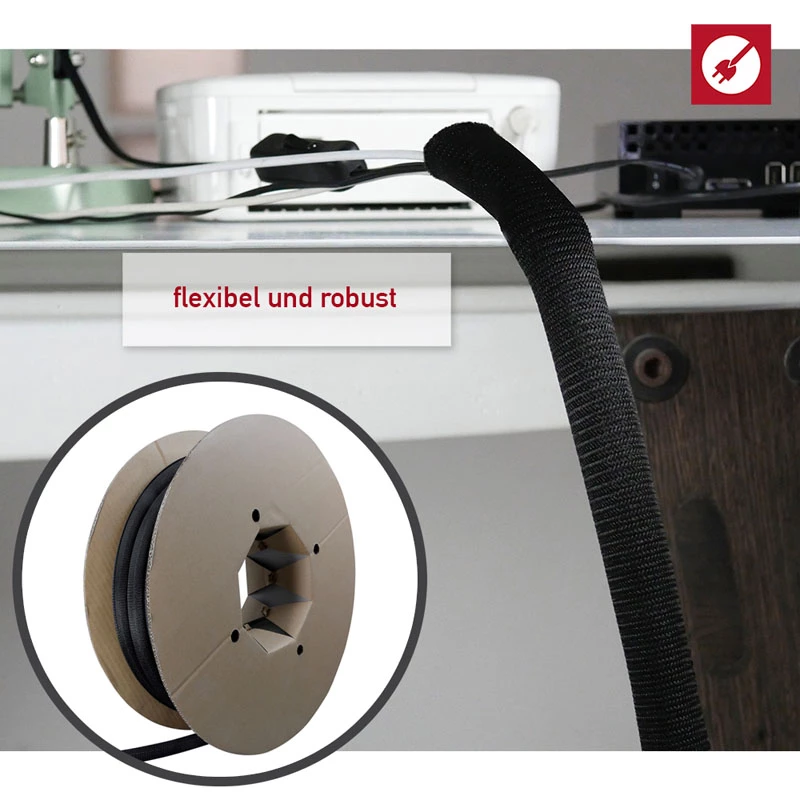 Kaapelikanava Label-the-cable PRO5110 musta