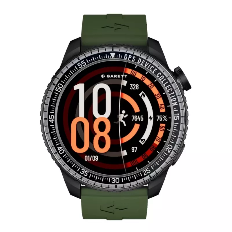 Älykello Garett Compass GPS musta — Garett Compass GPS -älykello, musta