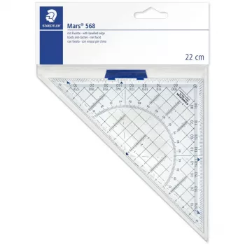 Viivain Staedtler Mars 568 läpinäkyvä