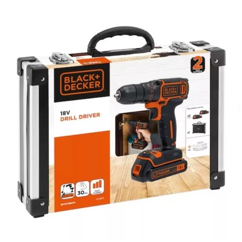 BLACK+DECKER 18V -porakone BDCDC18BAFC-QW