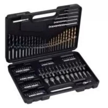 Black & Decker A7200-XJ Titanium - ruuvauskärki- ja poranteräsarja - 109 kpl