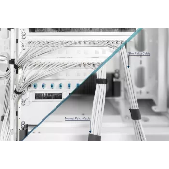 DIGITUS CAT 6A U/UTP ohut patch-kaapeli RJ-45 Cat6a 2m harmaa