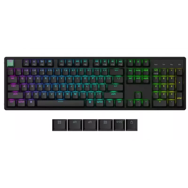Näppäimistö Wrl K10 HE/musta K10H-J1 Keychron