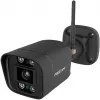 Foscam V8P ulkokäyttöön tarkoitettu bullet-WiFi-kamera, 8 MP 4K (3840x2160), kaksikaistainen WiFi, valonheitin, sireeni, yönäkö, musta