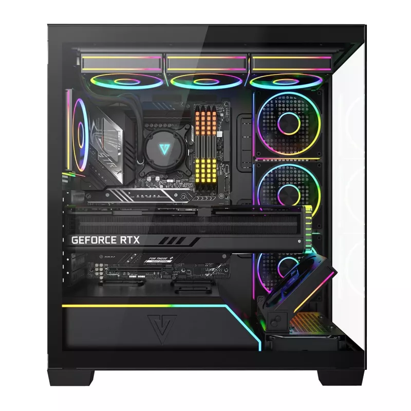 Modecom Volcano Stellar Plus ARGB Midi 8F musta
